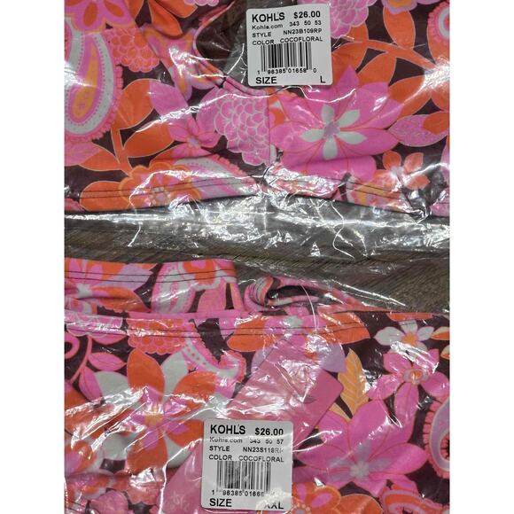 Ninety Nine Degrees Halter Cheeky Hipster Bikini Set Multi Coco Floral L/XXL NEW - Picture 8 of 9